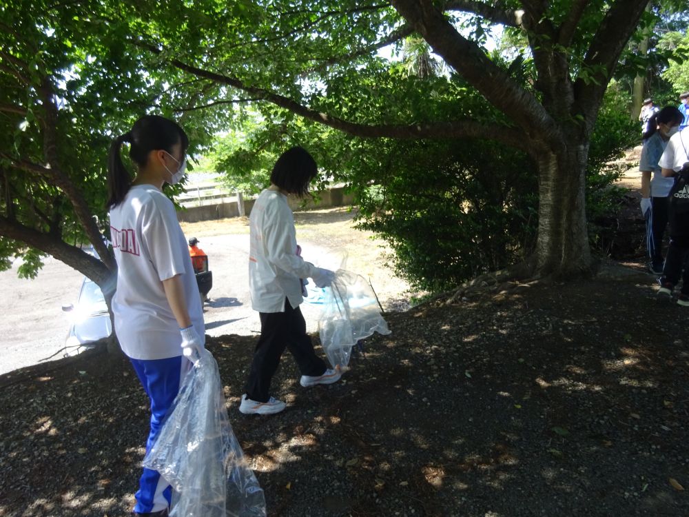 菅原神社の清掃