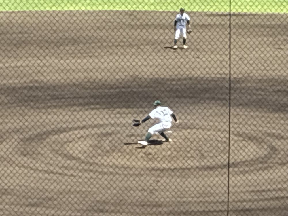 力投する秋葉投手